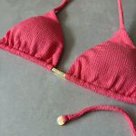 Top Chicago cortininha Peach Blush textura Trituê