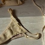 Calcinha Iris avulsa fio textura Baunilha Trituê 