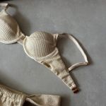 Top Luna balconet textura baunilha conforto Trituê 