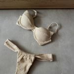 Top Luna balconet textura baunilha conforto Trituê 