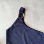 Body Maiô Sunny Marinho Textura com Argola Trituê 