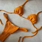 Calcinha Duna avulsa fio duplo Sol Do Deserto Textura trança artesanal Trituê 