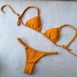 Calcinha Duna avulsa fio duplo Sol Do Deserto Textura trança artesanal Trituê 