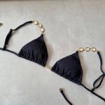 Top Solara cortininha textura preto metal resina exclusivo Trituê