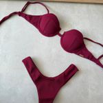 Top Biquíni Arizona Balconet Avulso Meia Taça Textura Cereja Crepono Trituê