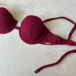 Top Biquíni Arizona Balconet Avulso Meia Taça Textura Cereja Crepono Trituê