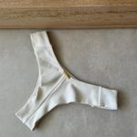 Calcinha Biquíni Avulsa Phoenix Fio Duplo Lateral Plissada Textura Vanilla Off White Trituê