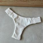 Calcinha Biquíni Avulsa Phoenix Fio Duplo Lateral Plissada Textura Vanilla Off White Trituê