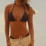 Top Chicago cortininha azul marinho textura Trituê 