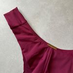 Calcinha biquíni Phoenix fio duplo lateral plissada cereja Trituê