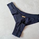 Calcinha Biquíni Avulsa Phoenix Fio Duplo Lateral Plissada Preta Trituê