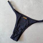 Calcinha Biquíni Avulsa Malibu Meio Fio Regulável Preta Trituê