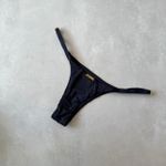 Calcinha Biquíni Avulsa Malibu Meio Fio Regulável Preta Trituê