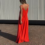 Vestido Munique Linho Tangerina Trituê