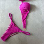 Calcinha Los Angeles Biquíni Fio Tiras Laterais Fucsia Trituê 
