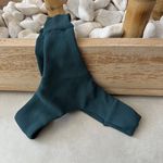 Calcinha biquíni Phoenix fio duplo lateral plissada verde campestre Trituê 