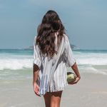 Camisa de praia Caterine listrada Trituê 