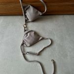 Top Avulso Cortininha Valência cinza cromo textura Trituê
