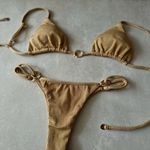 Top Avulso Cortininha Valência dourado textura Trituê 