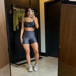 Short Tulum básico curto cinza chumbo Trituê