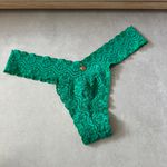 Calcinha Liz renda avulsa verde bandeira