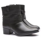 Bota Zoe Em Manta Preto