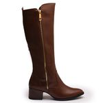 Bota Montaria Salerno Em Couro Brown