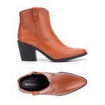 Bota Western Day Em Couro Whisky