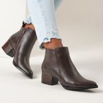 Bota Firenze Monopólio em Couro Cafe