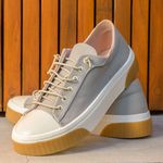Tênis Feminino Casual em Lona Brida Monopólio Eucalipto