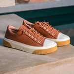 Tênis Feminino Casual Brida Monopólio Caramelo 