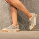 Tênis Feminino Casual em Lona Brida Monopólio Eucalipto