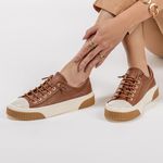 Tênis Feminino Casual Brida Monopólio Caramelo 