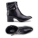 Bota Paris Monopólio Em Couro Preto