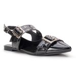 Sapatilha Slingback Maitê Verniz Preto