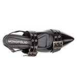 Sapatilha Slingback Maitê Verniz Preto