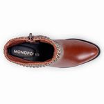  Bota Florença Monopólio em Couro Nescau/O.V.