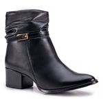 Bota Paris Monopólio Em Couro Preto