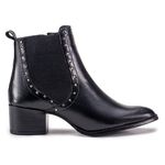 Bota Camila Em Couro Preto