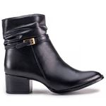 Bota Paris Monopólio Em Couro Preto