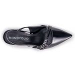 Scarpin Slingback Monopólio Lavy Verniz Preto