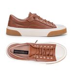 Tênis Feminino Casual Brida Monopólio Caramelo 