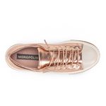 Tênis Feminino Casual Brida Monopólio Metalizado Cobre