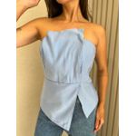 Blusa Cintia Tomara Que Caia Azul Bebe