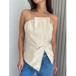 Blusa Cintia Tomara Que Caia Bege