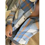 Camisa Xadrez Hanna Azul