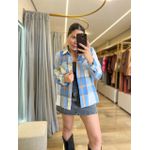 Camisa Xadrez Hanna Azul