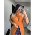 Blusa Tunica Laranja 