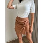 Short Saia Duda linho Nude 