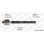 Articulador axial caixa direção Mondeo 1993/2000 - 680052